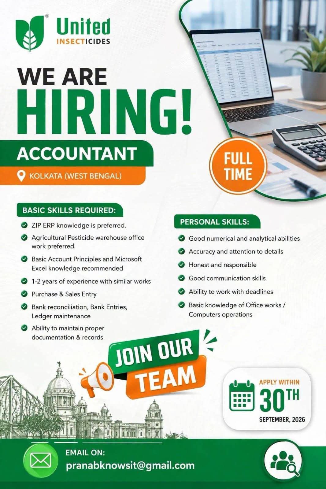 JOB FOR AGRICULTURE 